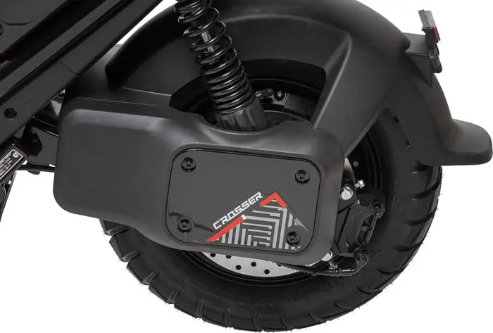 Электроскутер Двухместный Crosser CR4 Pro (1200W, 76.8V/30Ah) Черный - фото 6