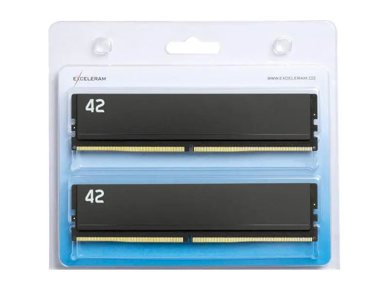 Пам'ять для настільних комп'ютерів Exceleram 32 GB (2x16GB) DDR5 6000 MHz 42-Series (E-42-011D-32) - фото 5