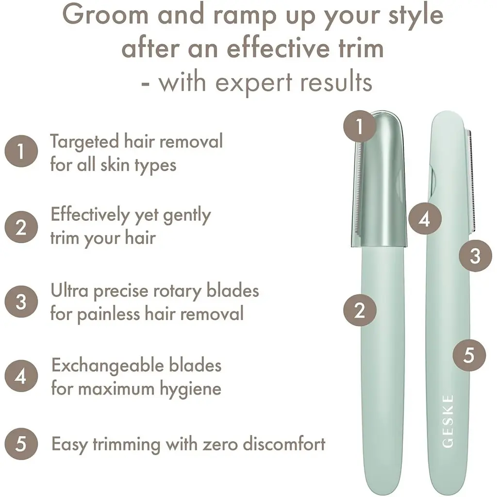 Тример для тіла GESKE Precision Trimmer 4in1 Green (HB0451) [132062] - фото 8