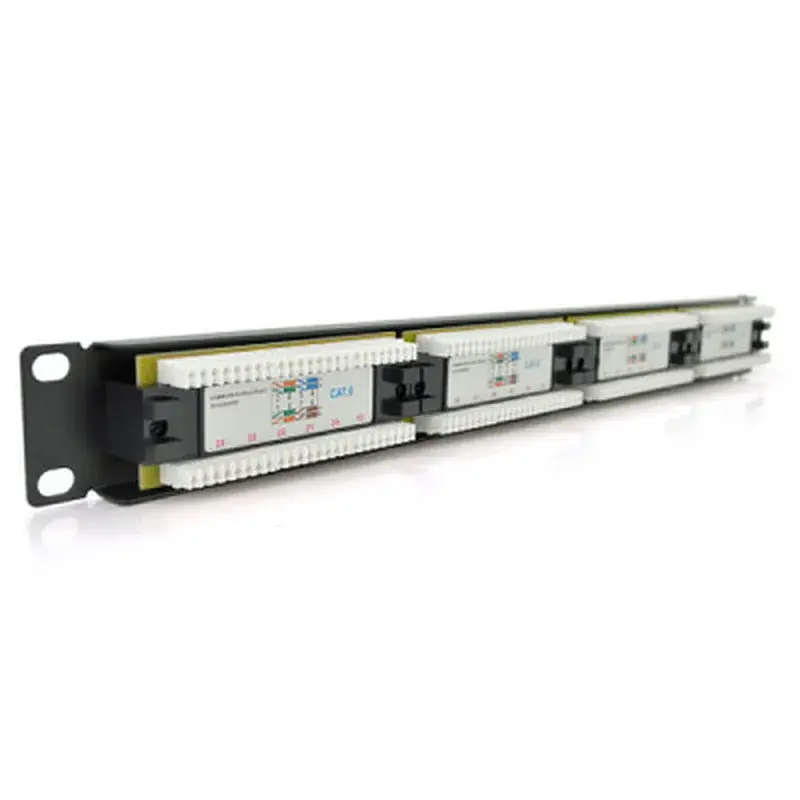Патч-панель 19" 24хRJ-45 UTP 1U cat.6 PiPo (PP246191U) - фото 2