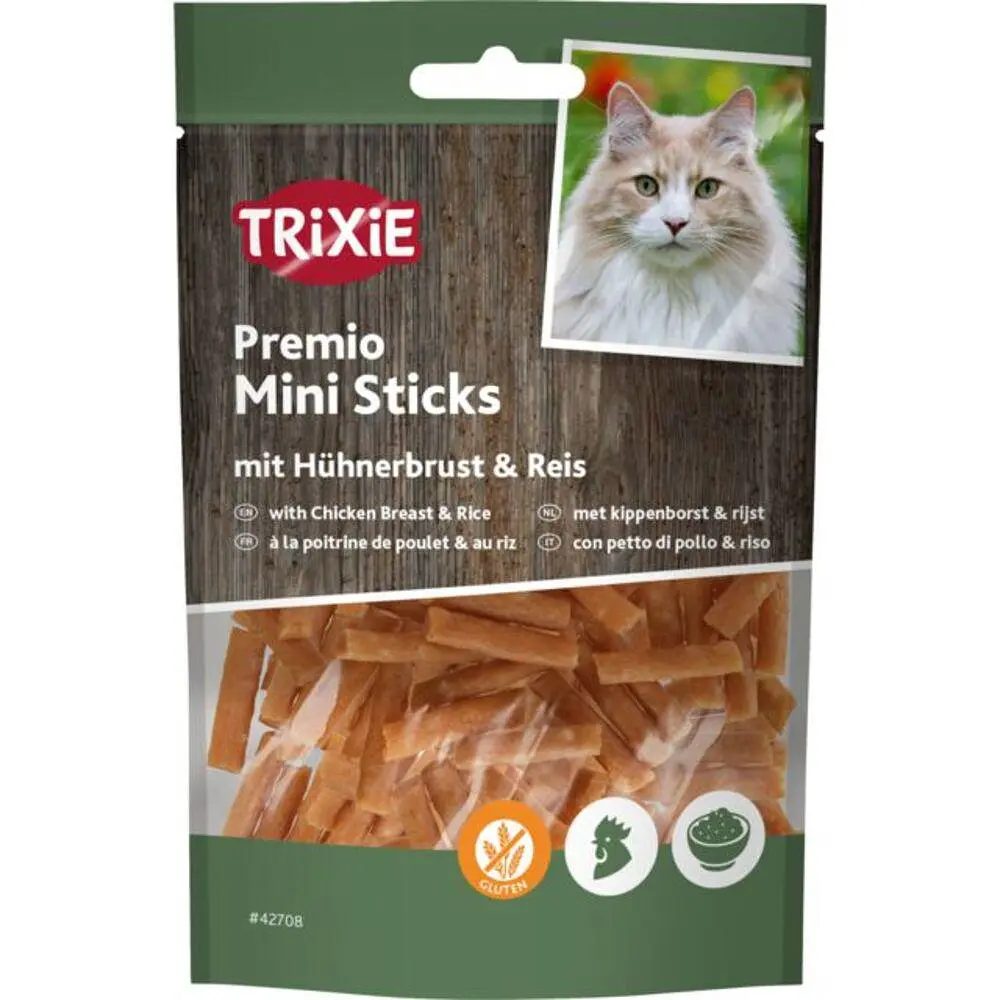 Ласощі для котів Trixie PREMIO Mini Sticks 50 г (курка) - фото 2