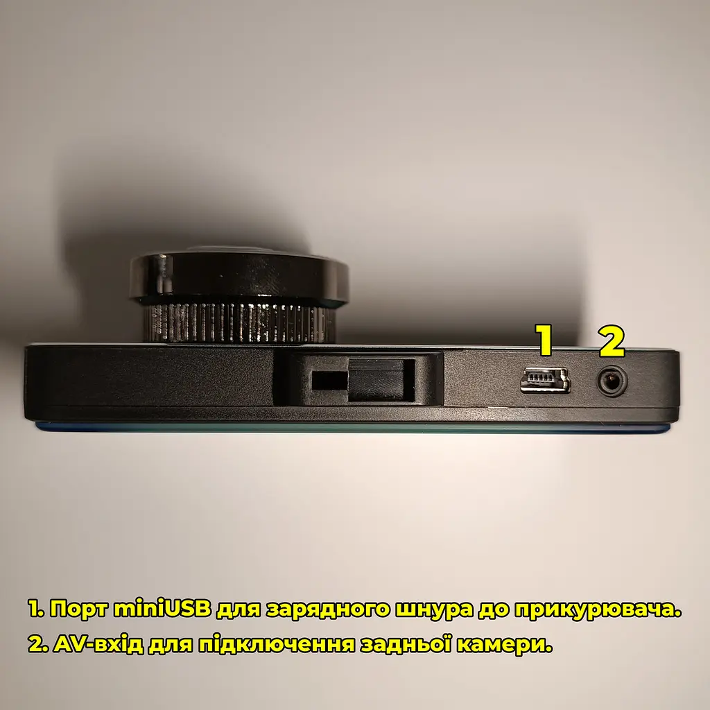 Відеореєстратор Сенсорний Дисплей 4.0 дюйма Dual Lens на 2 камери (спереду + ззаду) - фото 5