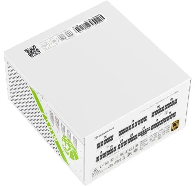 Блок живлення GameMax GX-750 PRO 750W ATX 3.1 80+ Gold (GX-750 PRO WH(ATX3.1PCIe5.1)) White - фото 4