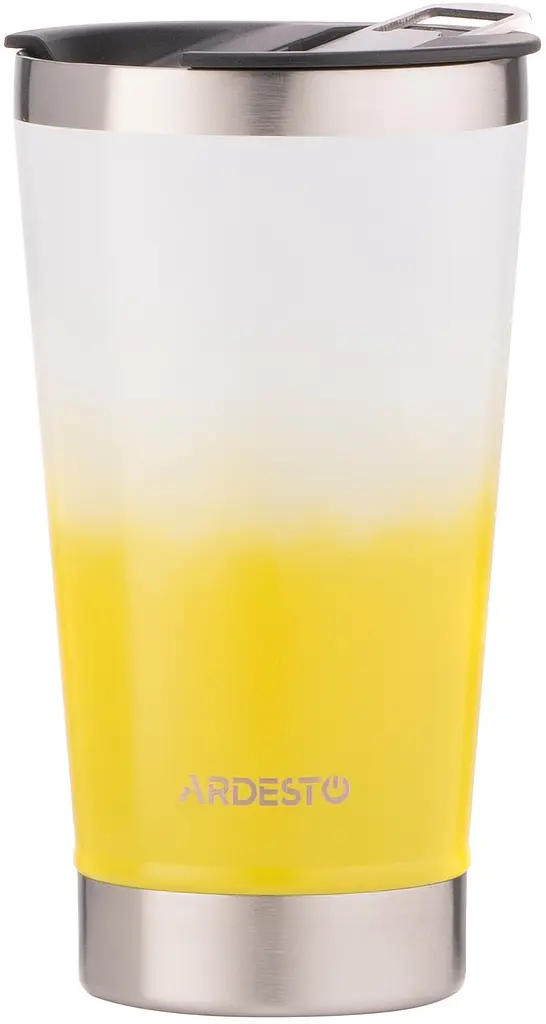 Термокружка Ardesto Bright Сity AR-2647-YL 470 мл жовтий