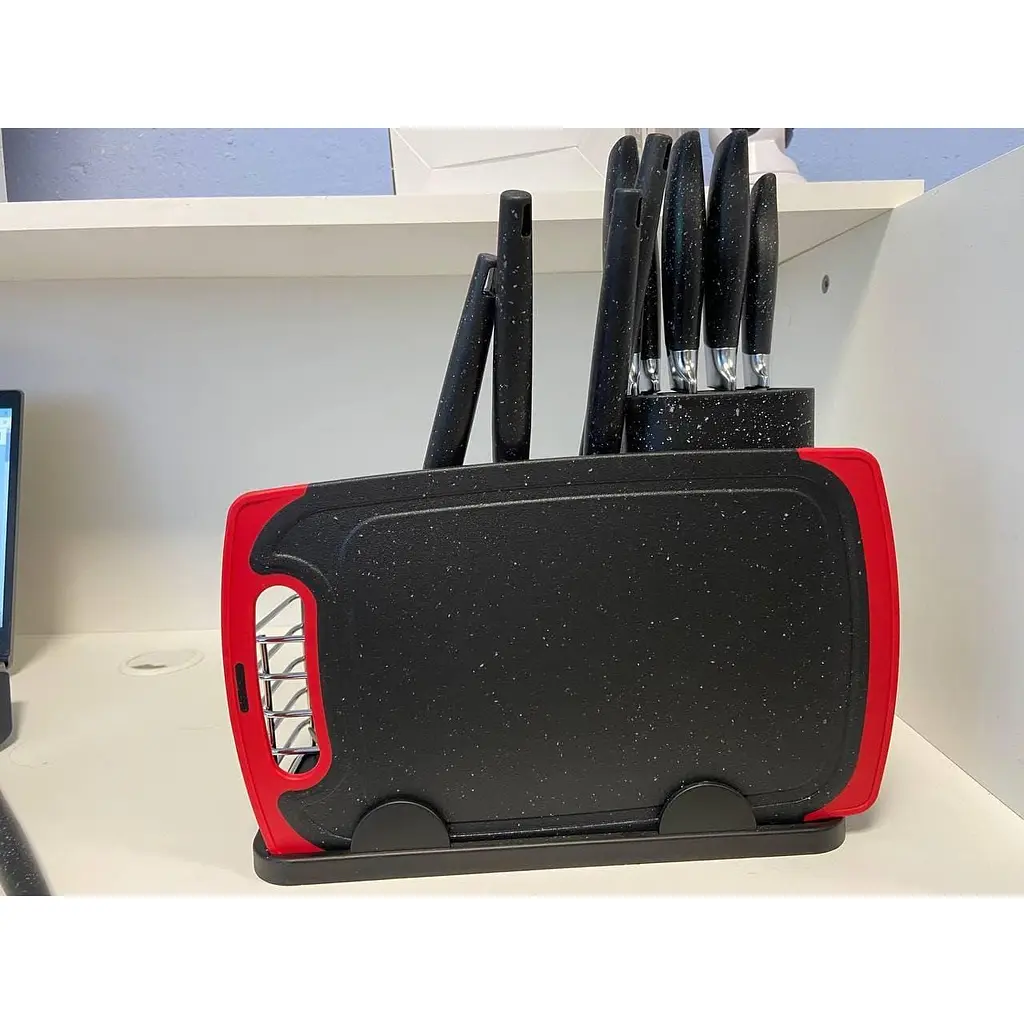 Набір кухонних ножів та приладдя Zepline ZP-067 з антипригарним покриттям 19 предметів (42825-ZP-067_1287) - фото 3