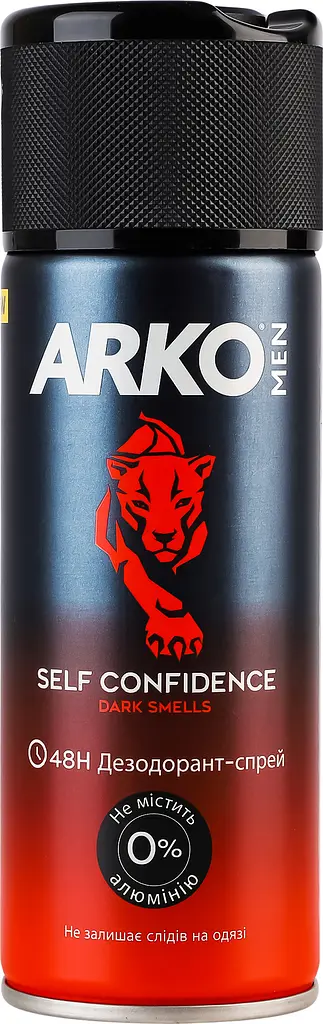 Дезодорант-спрей Arko Men Self Confidence Dark Smells 150 мл - фото 6