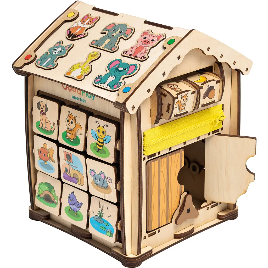 Бізібудинок GoodPlay Розумник 24х24х30 см (B101) - фото 8