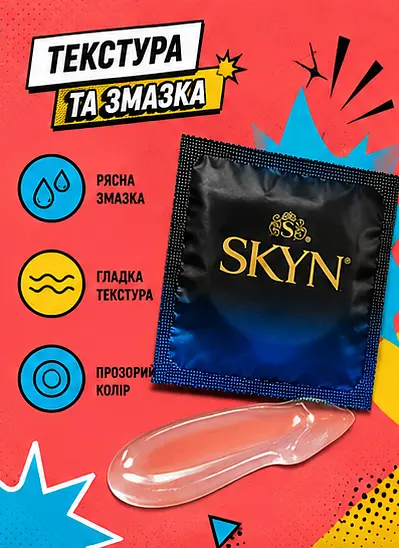 Презервативи Skyn Extra Lube 36 шт — безлатексні поліізопренові презервативи з додатковою змазкою 53 мм - фото 3