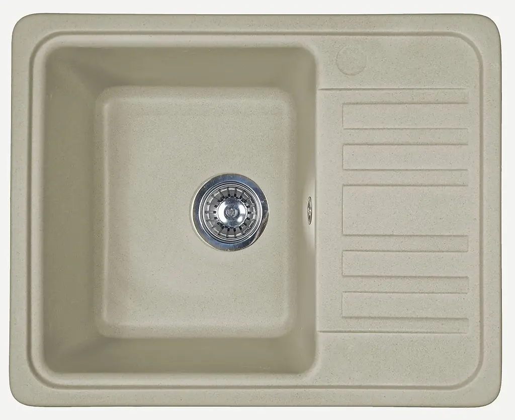 Кухонна мийка Adamant SMALL сахара 570x455x180 мм, з крилом 57 см