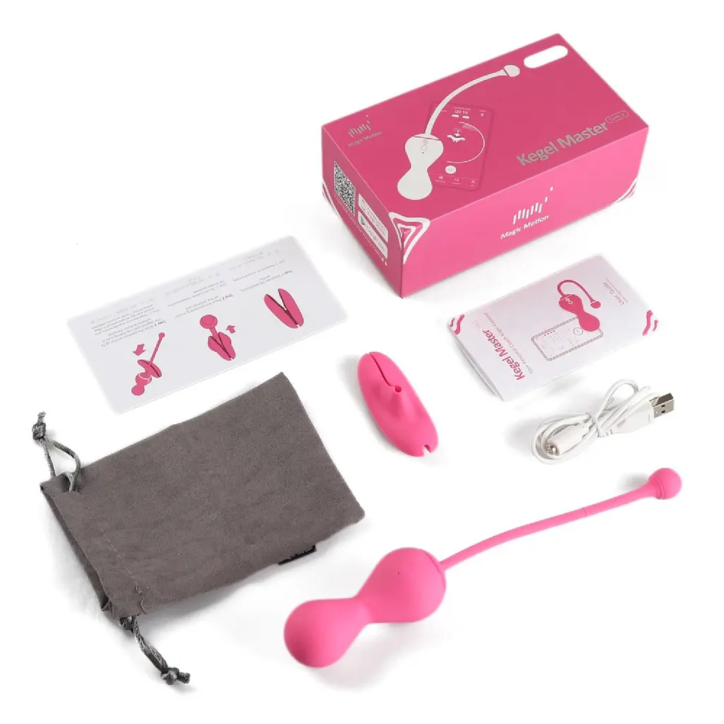 Вагінальні кульки Magic Motion Kegel v2, 8.4 см, рожевий - фото 7