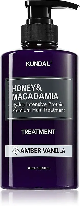 Кондиціонер для волосся "Бурштинова ваніль" 500 мл Kundal Honey & Macadamia Treatment Amber Vanilla - фото 2