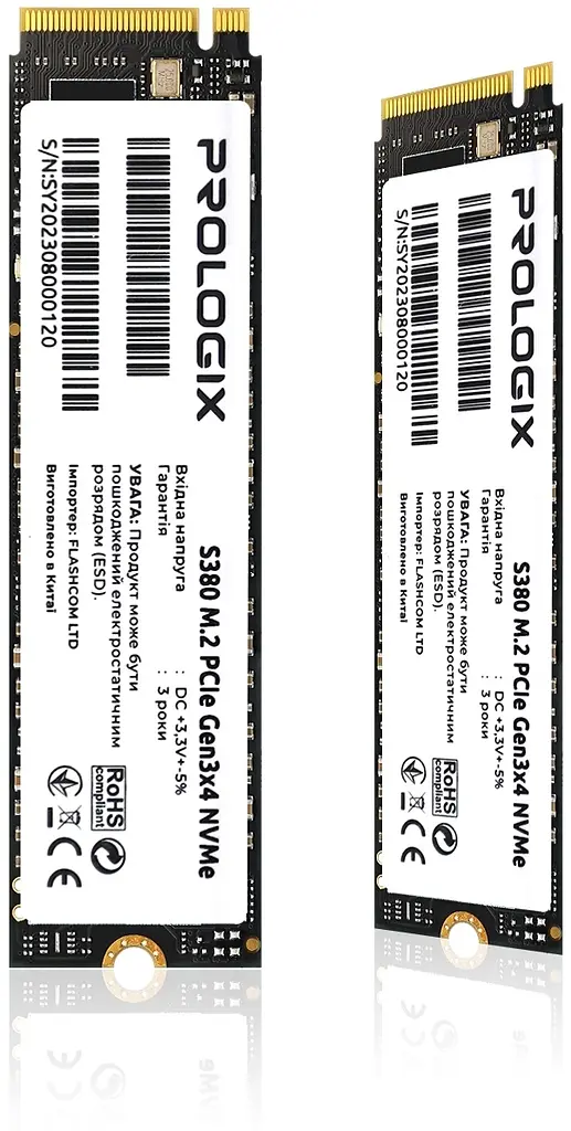 SSD накопичувач 256GB Prologix S380 M.2 2280 PCIe 3.0 x4 NVMe TLC (PRO256GS380) - фото 3