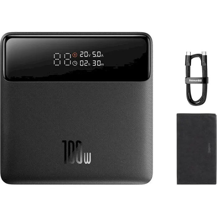 Повербанк Baseus Blade HD Edition 20000 mAh 100W Black (PPBL000301) - фото 6