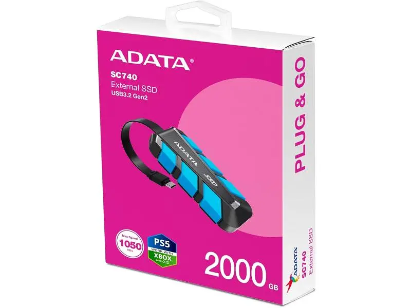 SSD-накопичувач ADATA SC740 2 TB (SC740-2000G-CBU) - фото 6