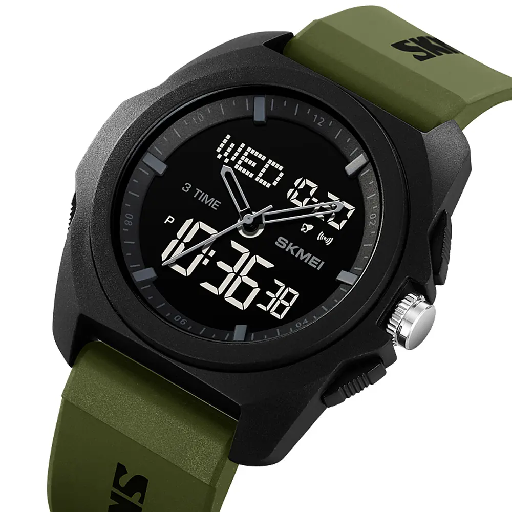 Чоловічий наручний годинник 2199AG Army Green Skmei acs0030157 - фото 3