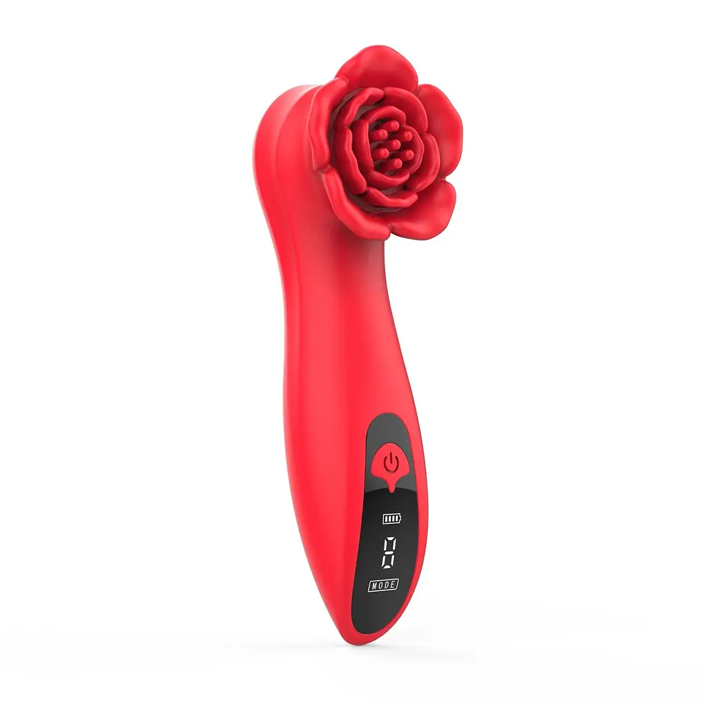 Розкішний вібратор для клітора Loviss Tona Rose Vibrator, у вигляді троянди, 9 режимів - фото 3