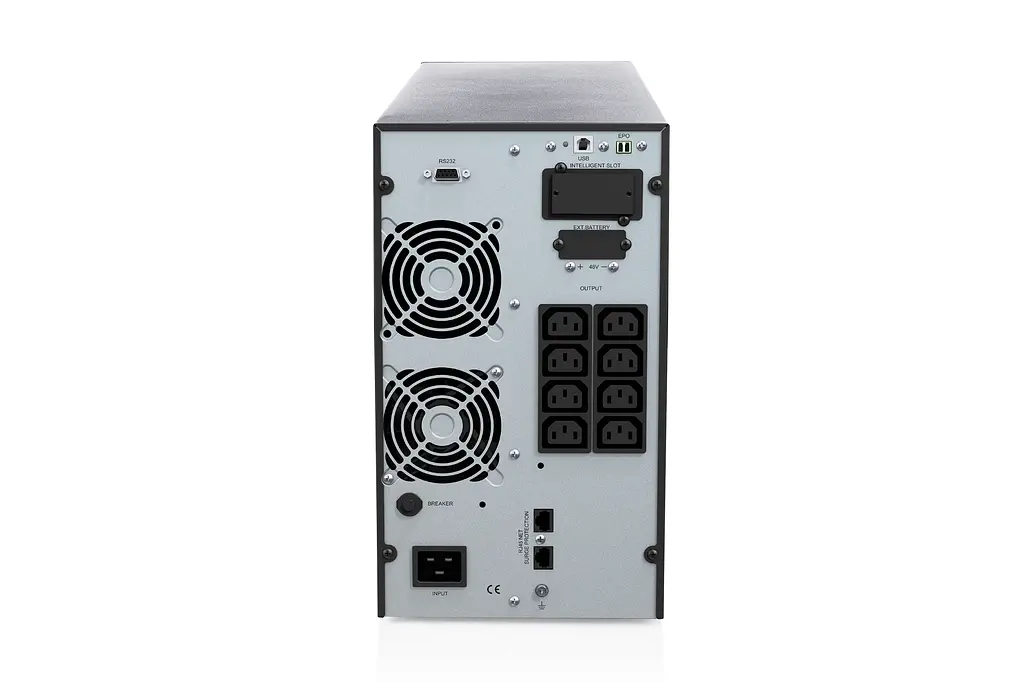 Digitus Джерело безперебійного живлення 2000VA/2000W, Tower, LCD, RJ45, RS232, USB, 8xC13 - фото 4