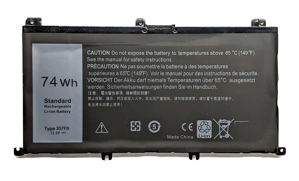 Акумулятор для ноутбука Dell Inspiron 15-7559 7566 7567 7759 357F9 - 11.1V 74Wh - фото 2