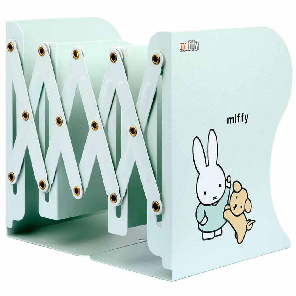 Підставка для книг Yes Miffy розсувна металева світло-зеелена (470545) - фото 2