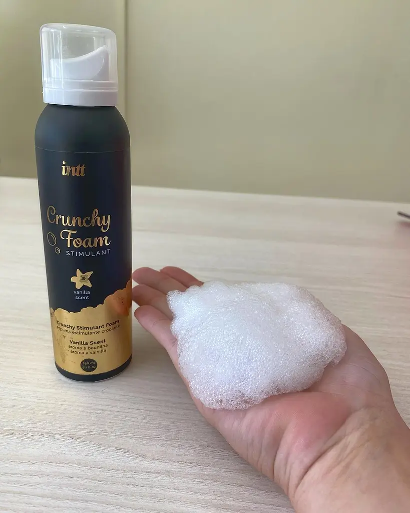 Масажна піна Intt Crunchy Foam, 150 мл (ваніль) - фото 2
