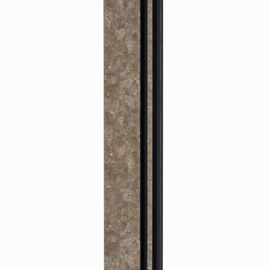 Рейка декоративна Sticker Wall PS 2900х115х12мм Сіро-коричневий із золотими вкрапленнями SW-00002138 - фото 5