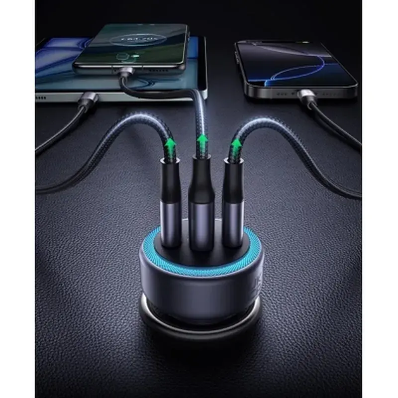 Зарядний пристрій Ugreen 2xUSB-C PD30W + 1xUSB QC3.0 EC307 gray (45843) - фото 3