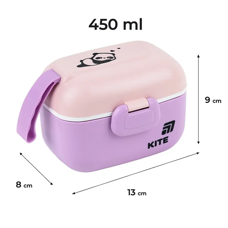 Ланчбокс Kite фиолетовый 450 мл (K25-1185-1) - фото 5