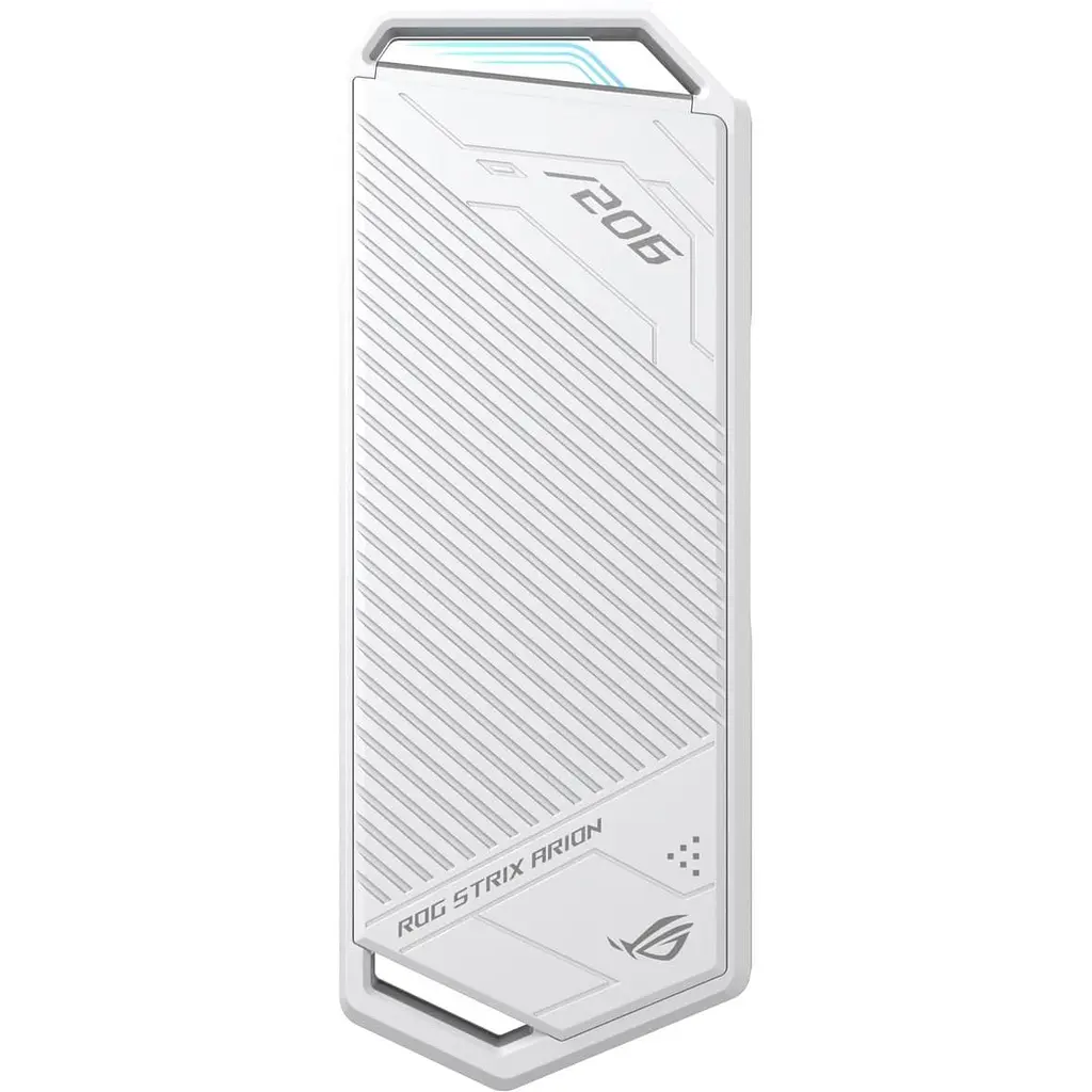 Зовнішня кишеня ASUS для SSD ROG STRIX ARION ESD-S1C/WHT/G/AS PCIe NVMe M.2 2230/2242/2260/2280 USB Type-C 3.2 Gen 2x1 білий (90DD02H1-B09000) - фото 2