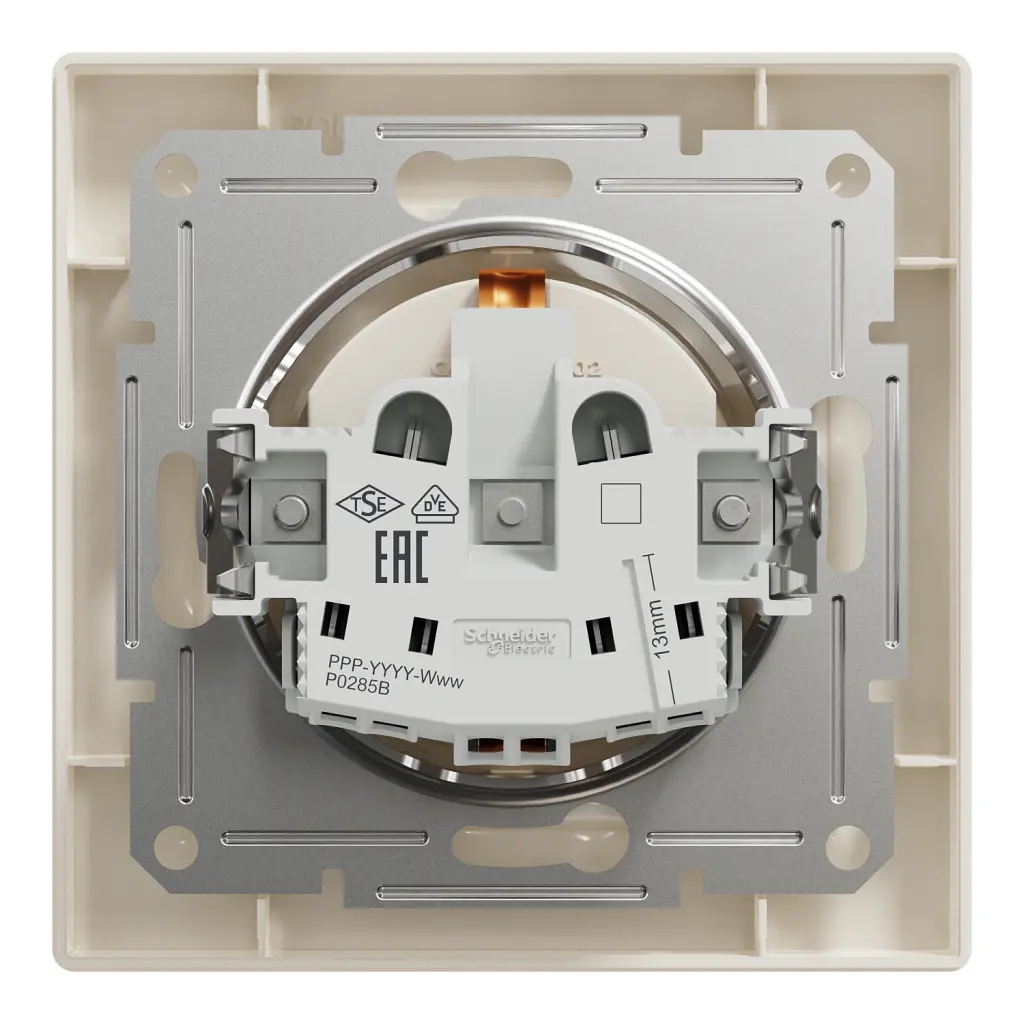 Розетка Schneider Electric ASFORA крем (EPH2900123) - фото 8