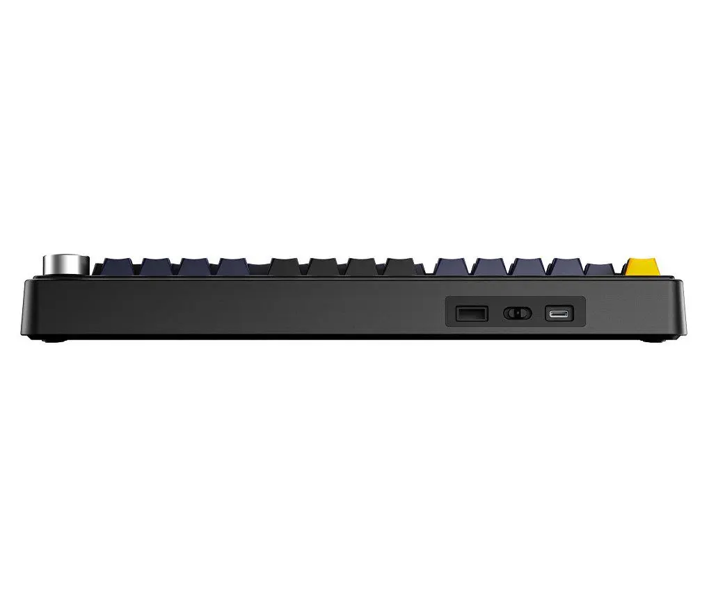Клавіатура ігрова дротова механічна AULA F75 Wired Gasket Mechanical Black KRGD Pink switch ENG/UKR - фото 4