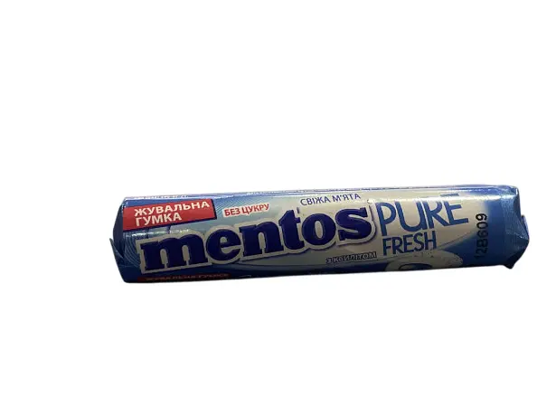 Жувальна гумка Mentos Pure Fresh Свіжа м'ята 15.57 г (8935001725428)