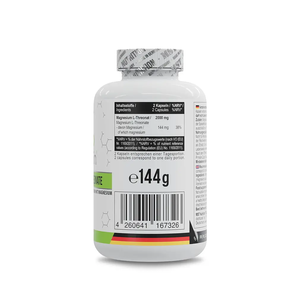 MST® Магній L-Треонат Magtein® 1000 мг - 120 капсул - фото 2