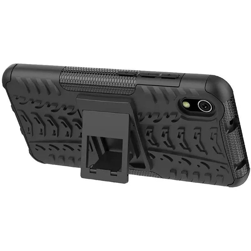 Чохол-накладка Toto Dazzle Kickstand 2 in 1 Case Xiaomi Redmi 7A Black - фото 3