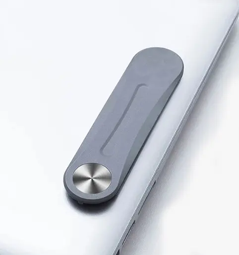 Магнітний тримач для телефону OLAF Aluminium 12х3 см Сірий - фото 2