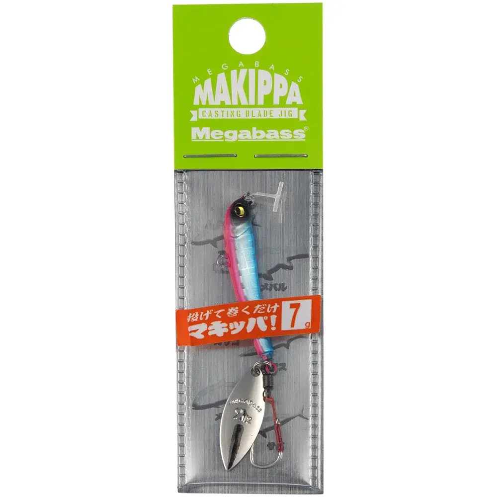 Тейл-спінер Megabass Makippa 7.0g Blue Pink - фото 2