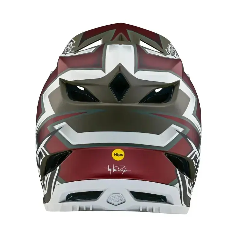 Велошолом Troy Lee Designs D4 Composite Helmet Ever M Red/Green (1106-140531003) - фото 6