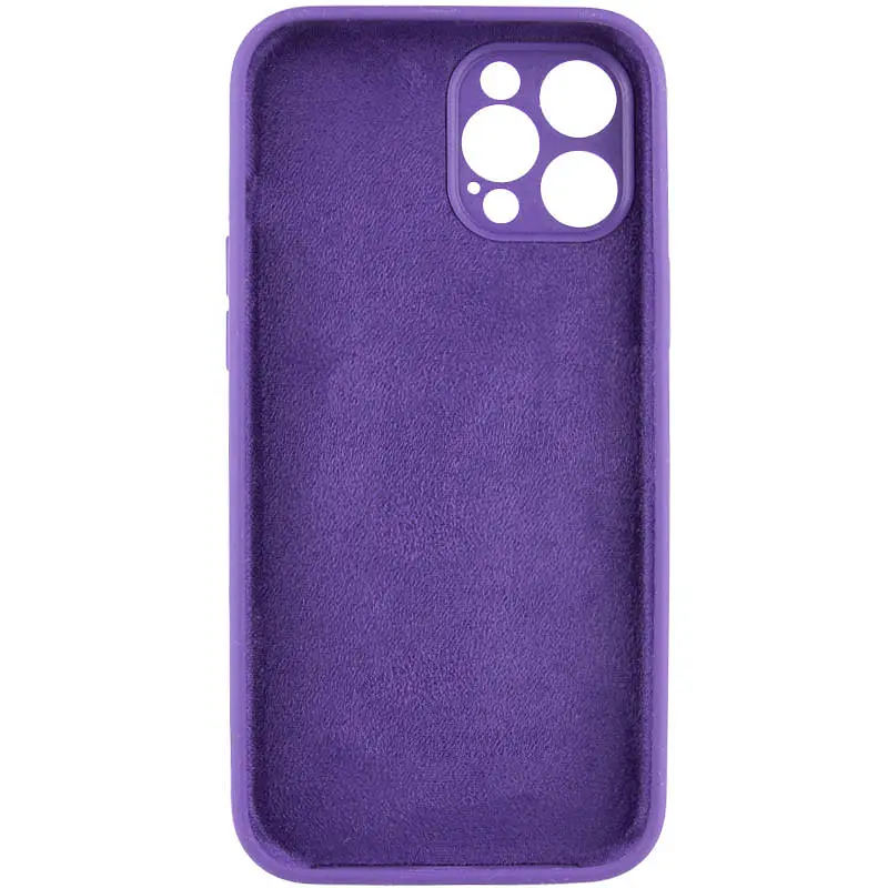 Чохол Silk Full Camera Protective (AA) NO LOGO для Apple iPhone 12 Pro (6.1") Фіолетовий / Amethyst - фото 4