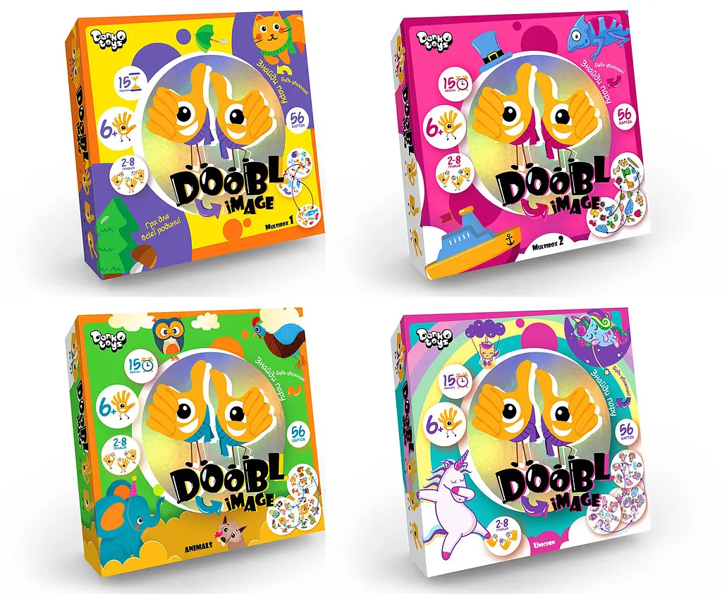 Настольная игра Doobl Image, большая, украинский, Danko Toys - фото 2