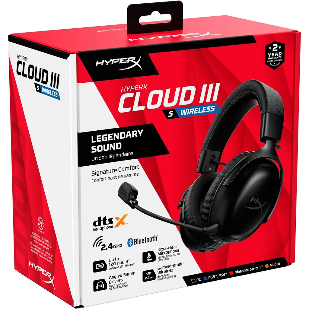 Ігрові навушники HyperX Cloud III S Black (A59YZAA) [143040] - фото 9