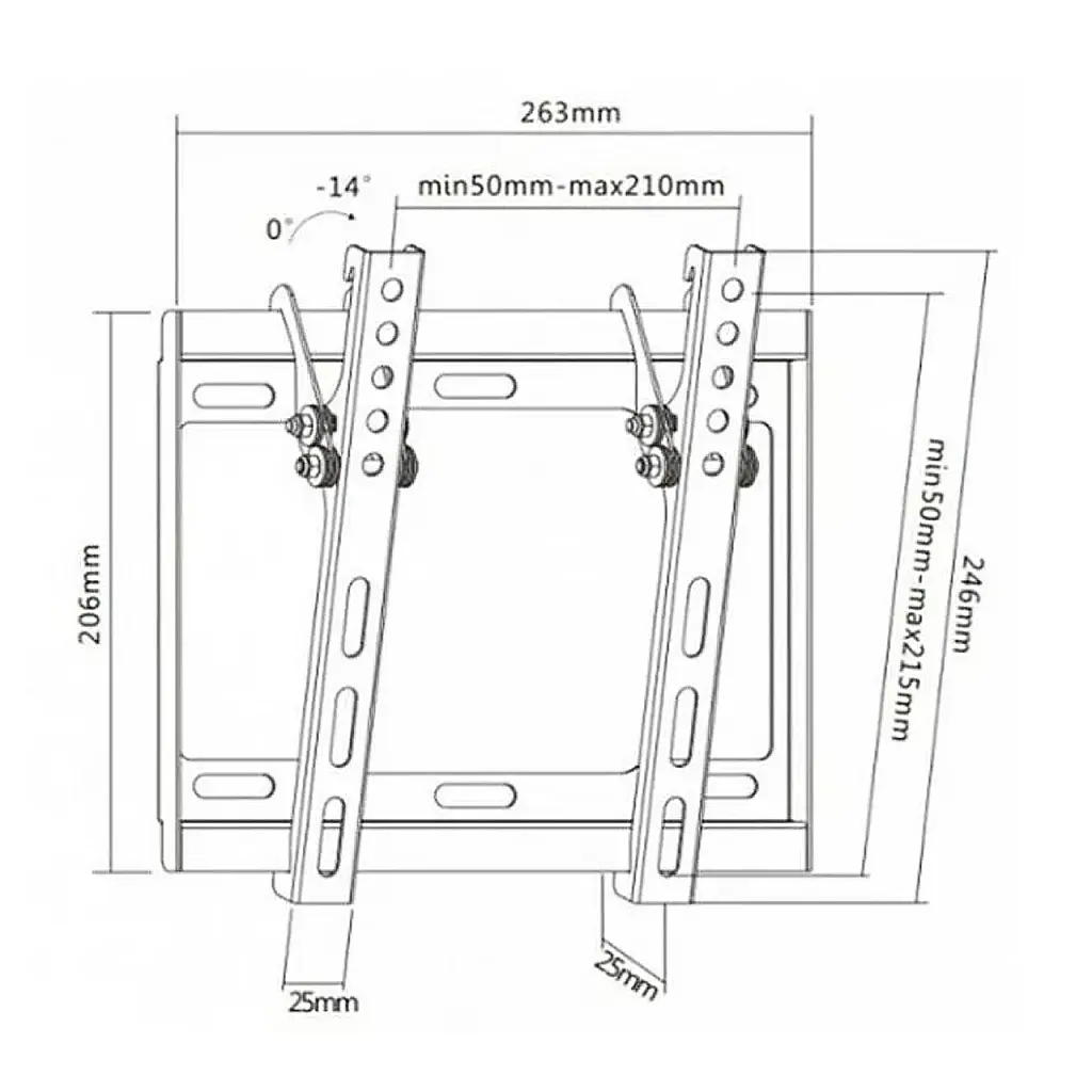 Кронштейн Brateck LP34-22T - фото 6