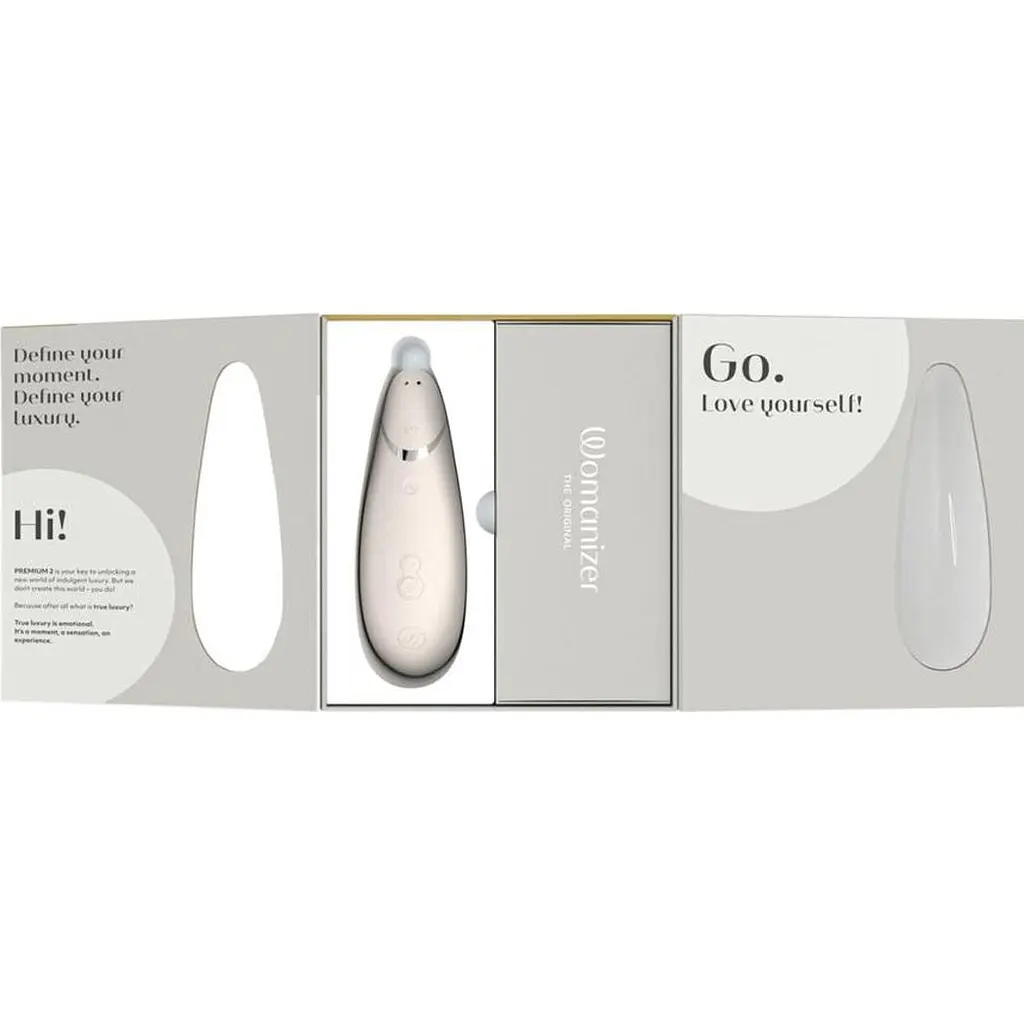 Вакуумный стимулятор Womanizer Premium 2 Grey SO8751 [108453] - фото 7