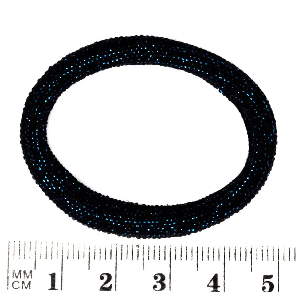 Резинки для волосся Кольорова з блиском-1 La-beauty 0307-1113-1, 50 шт - фото 3