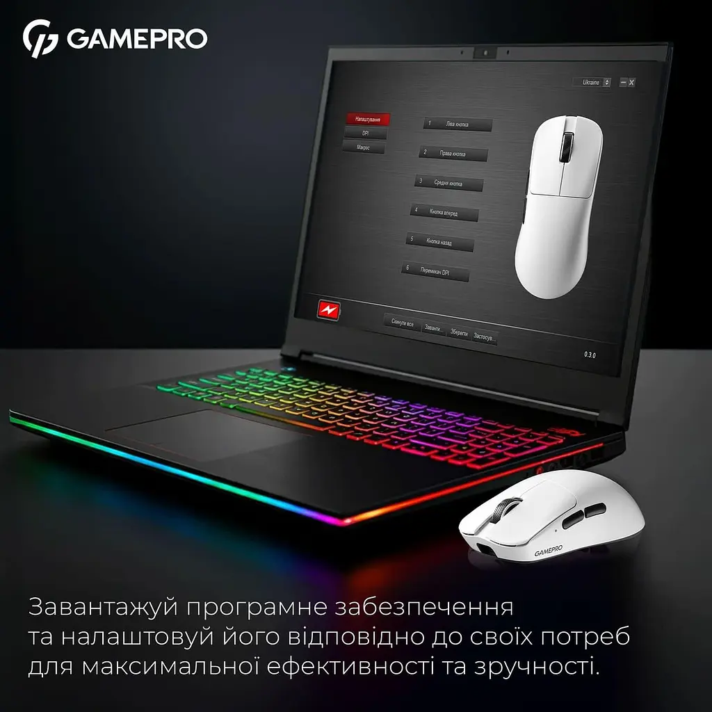 Мышь GamePro Asgard Odin 8K (GM035W) - фото 3