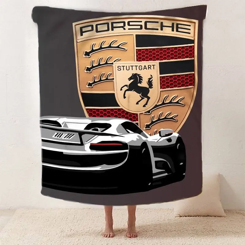 Плед 3D Porsche 12423 160х200 см - фото 2