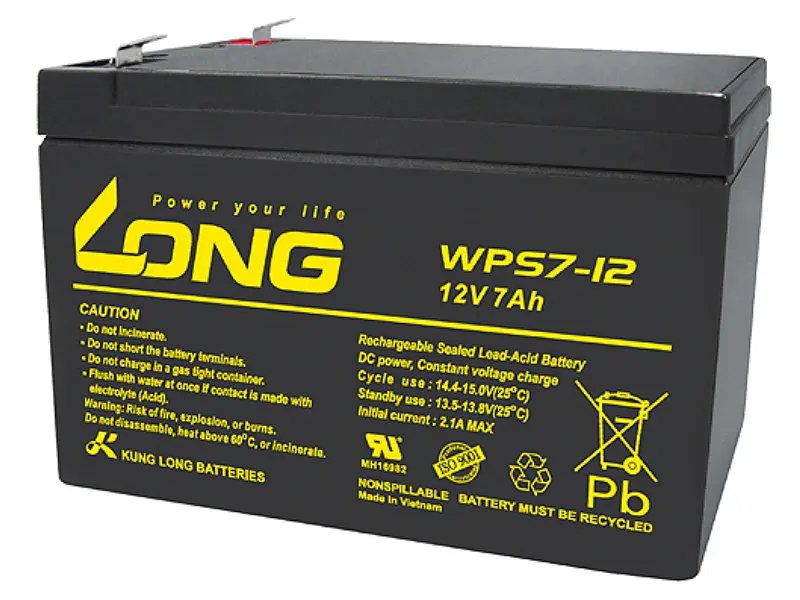 Акумулятор для ДБЖ Kung Long WPS7-12