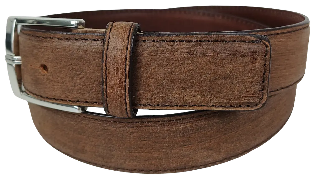 Ремінь чоловічий Vanzetti Vintage 116 см 3.3 см шкіра Коричневий - фото 6