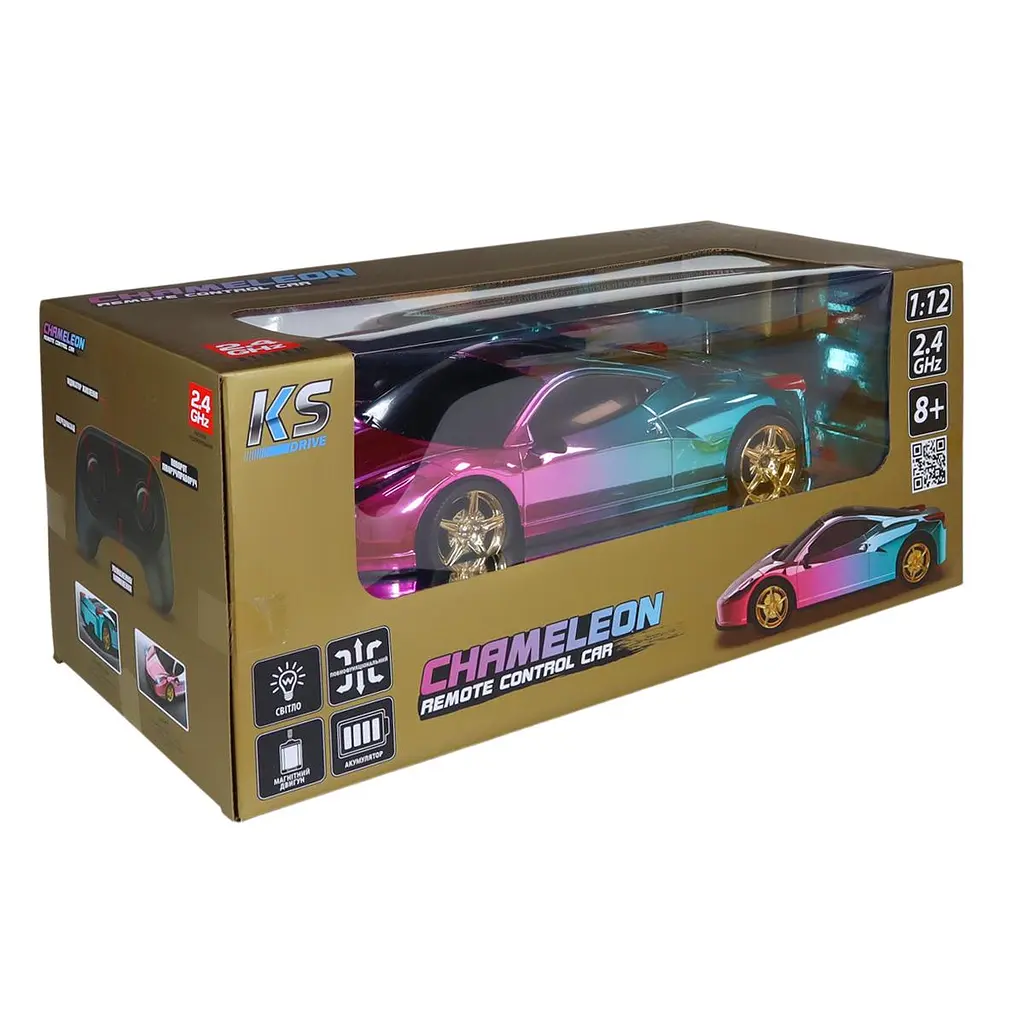 Іграшковий автомобіль на радіокеруванні KS Drive Chameleon 1:12 (SL-6083RH) - фото 5