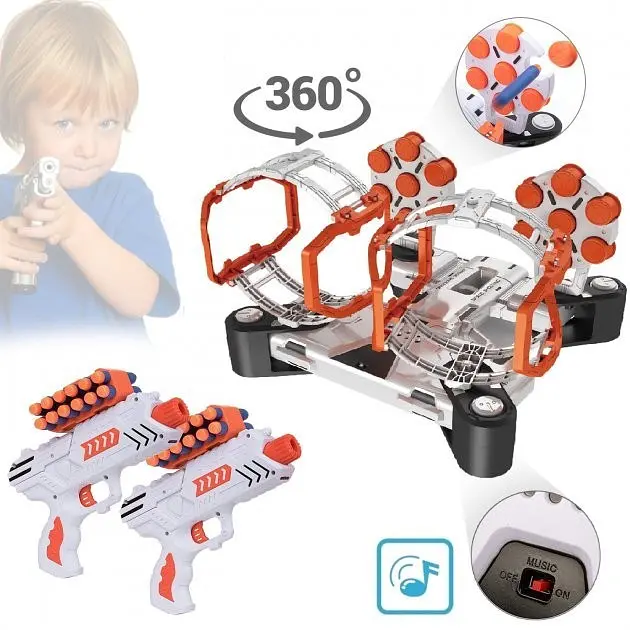 Тир набір ігровий Space Wars BLD Toys "Стрільба з бластера по гравіну з мішенями" B3229 - фото 2