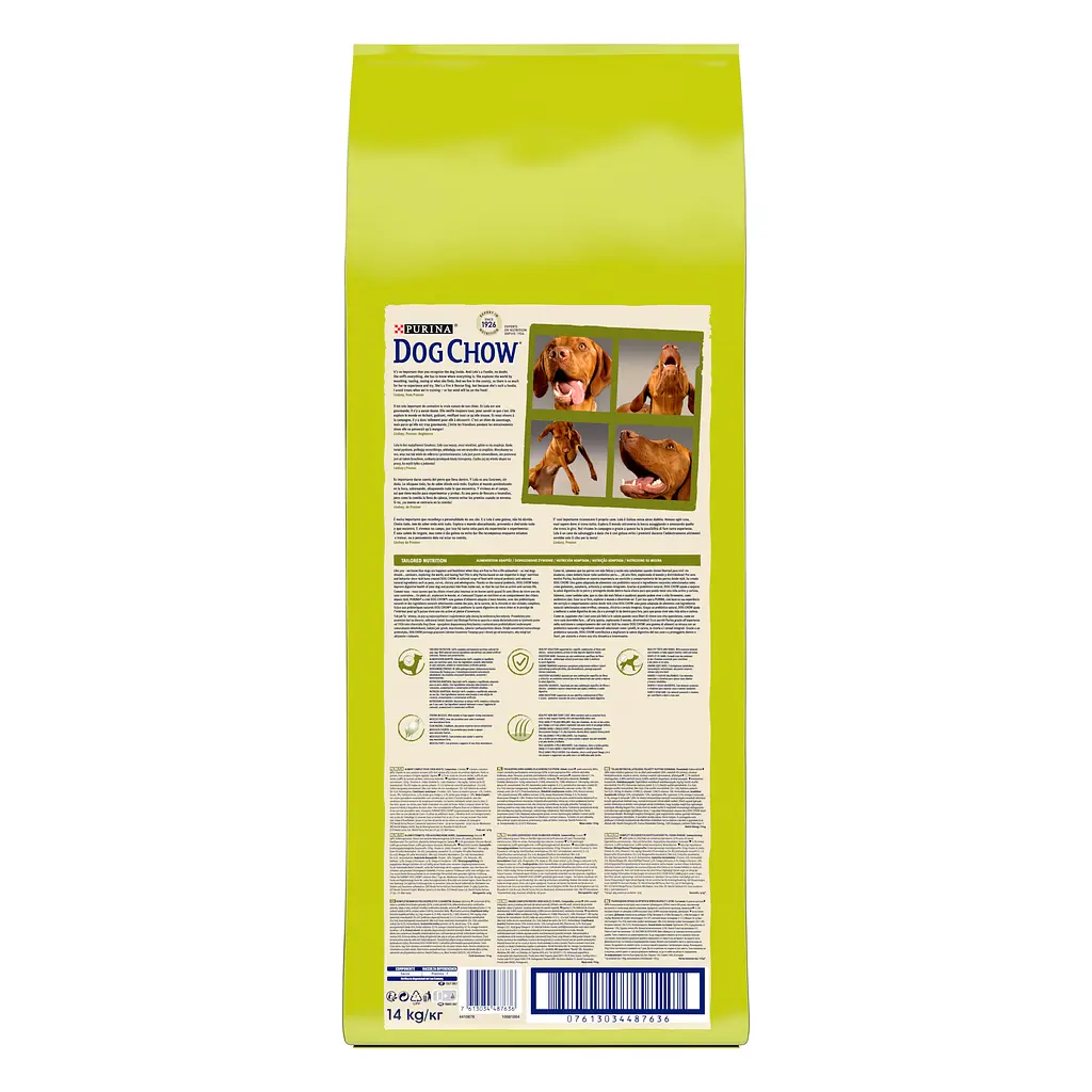 Сухой корм для собак Dog Chow Adult 1+, с ягненком, 14 кг - фото 3