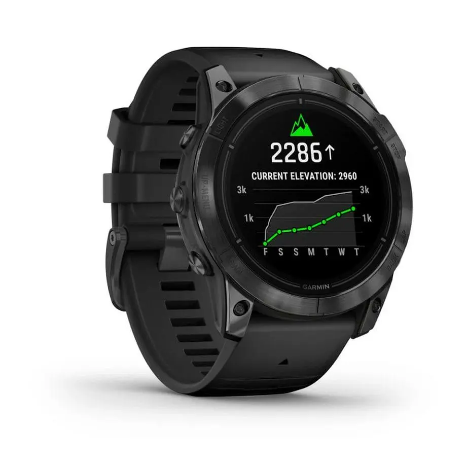 Смарт-годинник Garmin Epix Pro Gen 2 Sapphire 51mm Carbon G. DLC Tit. with Black Band (010-02804-00/01/53) - фото 3